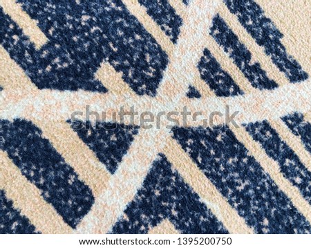 Close up of colorful carpet texture 