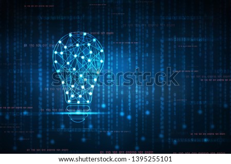 
bulb future technology, innovation background, creative idea concept