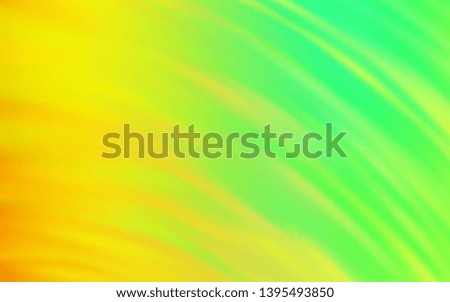 Light Green, Red vector template with lines. Shining colorful illustration in simple style. Colorful wave pattern for your design.