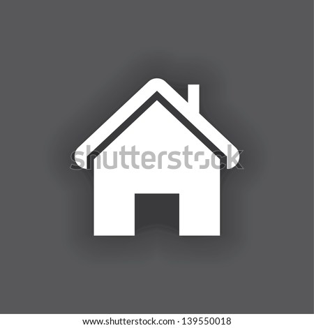 house icon. vector. eps10