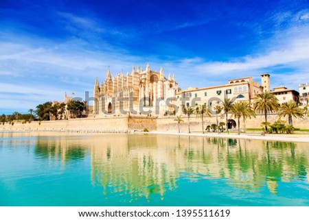 Majestic Palma de Mallorca Cathedral photo, Spain