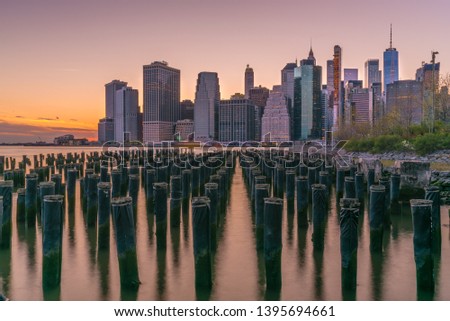 Old Pier 1 in Brooklyn, New York City, New York.