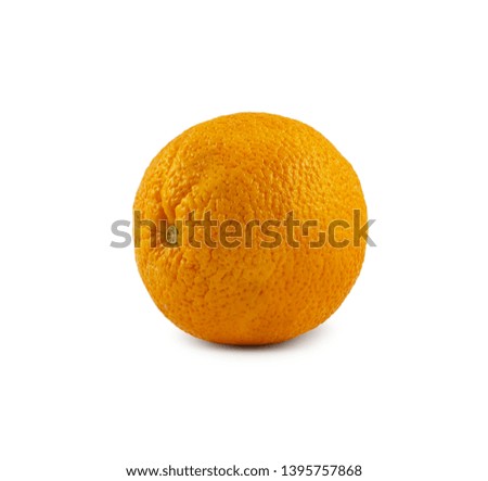 orange isolated on white background with a clipping path