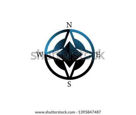 Vector - Compass signs and symbols logo
