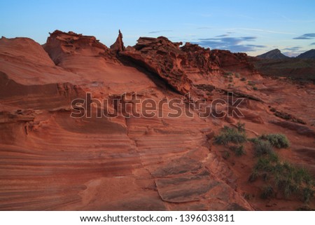 weathered navajo sandstone formation in gold butte nevada