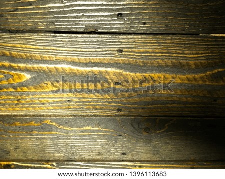 Wood old background concept with wood silhouette side view for content background and copy space for text.