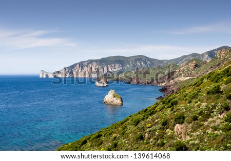 Sardinia, Sulcis Coast Royalty-Free Stock Photo #139614068