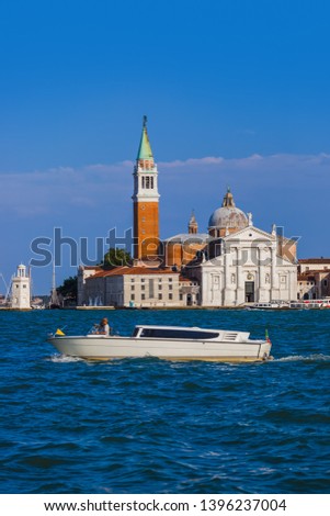 San Giorgio Maggiore church in Venice Italy - architecture background