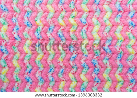 The texture of colorful doormat, doormat background, a beautiful pattern of the doormat