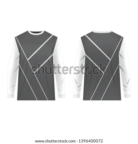 Motocross sportswear kit design. Sportswear design for competitions, promo, racing, gaming. Templates jersey for mountain biking, downhill. Sublimation print blank. Vector illustration.