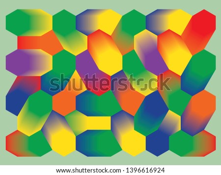 bee honeycomb background vector working