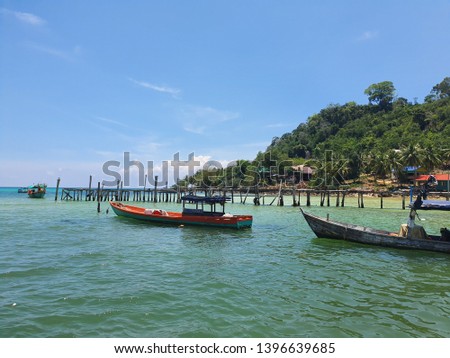 Landscape and pictures of Koh Rong Island, Cambodia