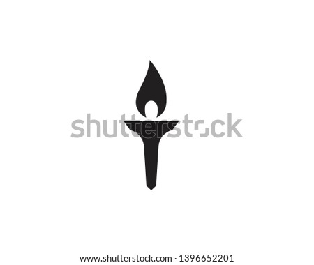  Torch logo and symbol design inspiration