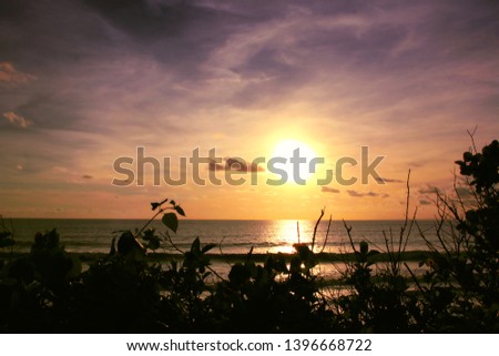 Sunset View at Bali - Indonesia, Asia