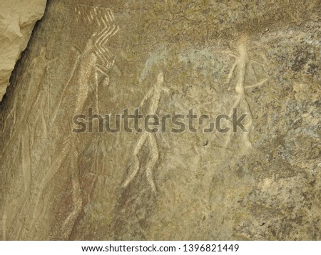 The area has been settled since the 8th millennium BC. It is known for hosting thousands of rock engravings spread over 100 square km depicting hunting scenes, people, ships, constellations and animal