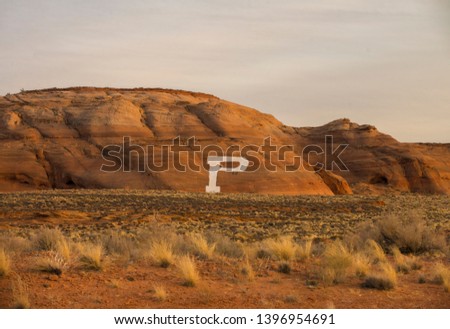 Painted Landmark in Page, Arizona