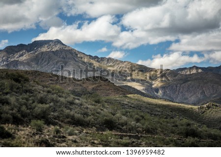 south african mountainous landscape photography