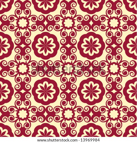 traditional floral pattern