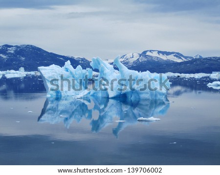 Iceberg in Greenland Royalty-Free Stock Photo #139706002