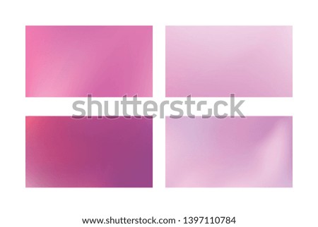 Abstract blue and purple blurred gradient mesh background set of Banner header or sidebar graphic art image and merry christmas., Color transition.