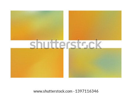 Set of Abstract Color Gradient Background for your Design. Abstract colored blurred gradient mesh background