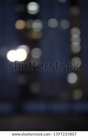 Bokeh soft blur night background