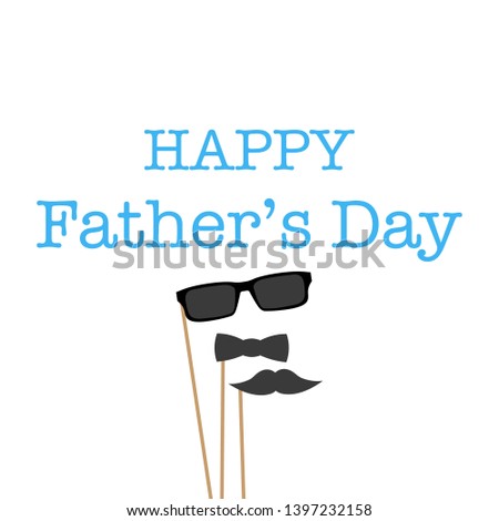 Happy Father's Day background illustration