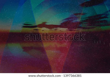  Beautiful Colorful nature  grunge texture. Night Sky Space