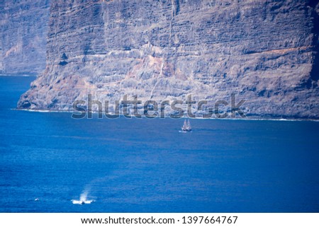 Los Gigantes cliffs Tenerife Canary islands Spain 