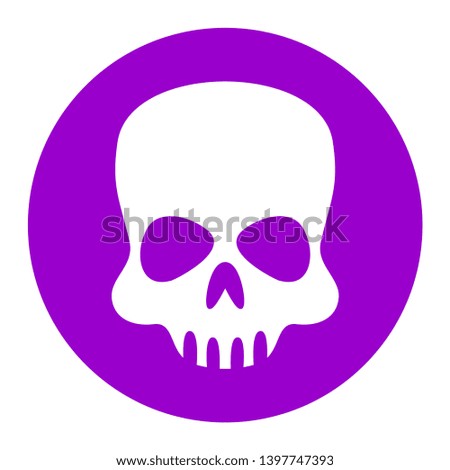 Skull logo vector illustration - Vector