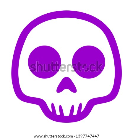 Skull logo vector illustration - Vector