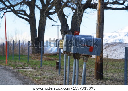 Beautiful views of the American countryside and interesting mailboxes.