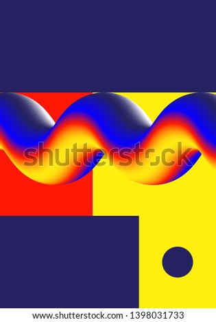 Universal trend vector geometric poster with clipping mask, bright bold colorful gradient shapes. For Magazine Leaflet Billboard Sale greeting cards Stickers Banners Poster Concepts Brochure