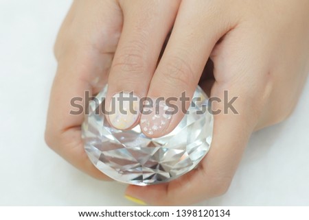 nails art polish gel finger