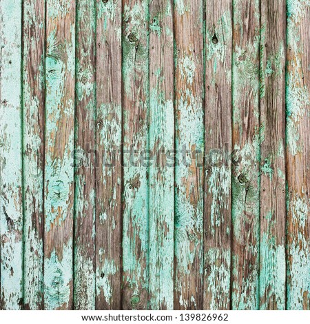 Old Shabby Wooden Planks with cracked color Paint, background Royalty-Free Stock Photo #139826962
