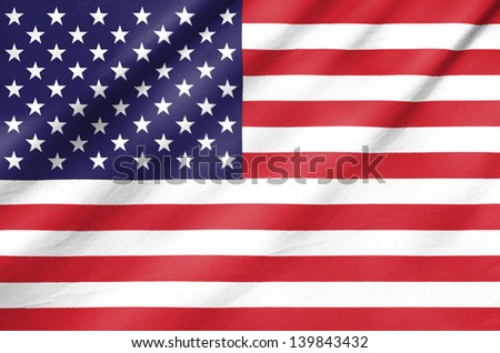 Fabric Flag of United States of America