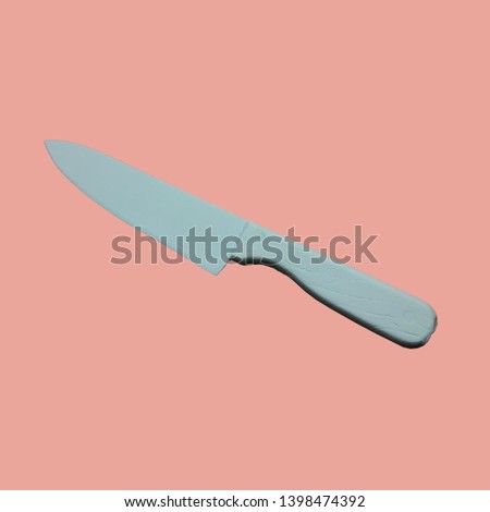A dangerous kitchen knife puts on a friendly blue paint coat and looks a little less ominous. This pairs function with style, form and affordance. Thank you, knife, for showing us how to be pointed.