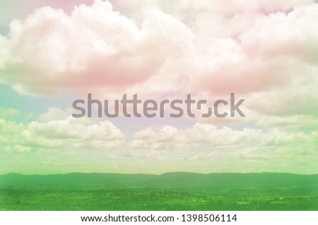 Subtle background Of the beautiful pastel sky