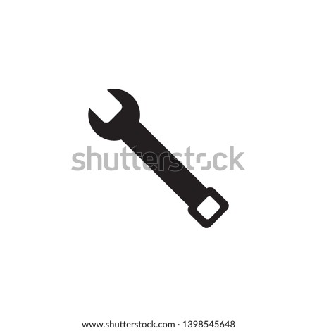Wrench, spanner icon vector design