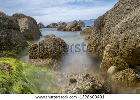 stone isolella corsica ajaccio beach