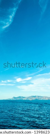 Summer holiday, yacht cruise and Mediterranean nature concept - Beautiful view of a sea coast, travel background