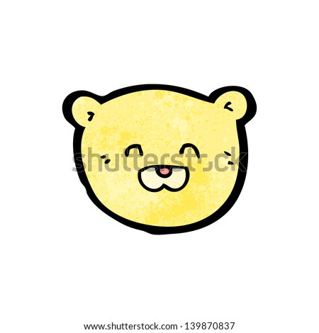 teddy bear head cartoon