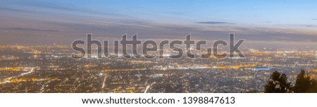 San Jose Skyline at Sunset