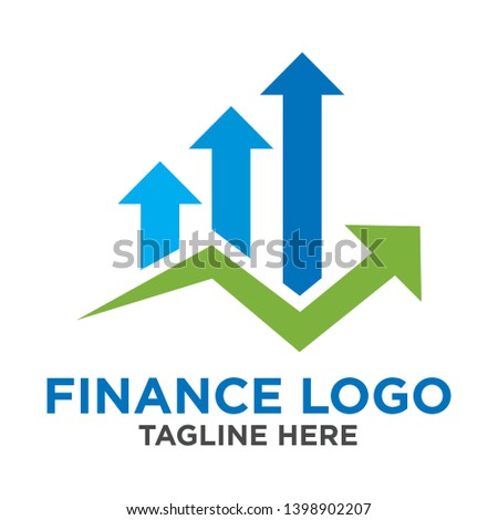 finance - growth - marketing logo vector template