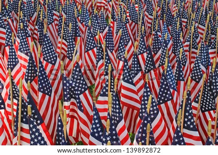 Flag Decorations for Memorial Day Holiday