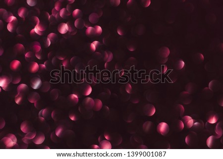 Burgundy  glittering christmas abstract background. Shiny background,de-focused. Holiday concept. Copy space. Royalty-Free Stock Photo #1399001087