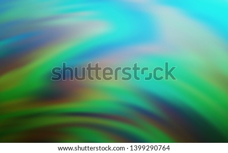 Light Blue, Green vector blurred pattern. Abstract colorful illustration with gradient. New design for your business.