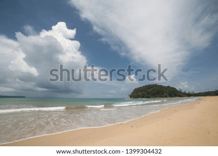 Sea scape at thailand beach