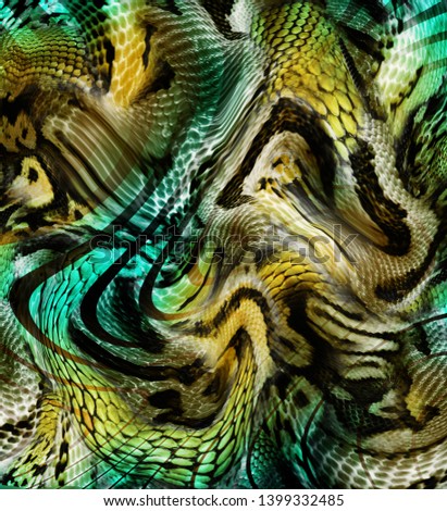 snake skin background for design