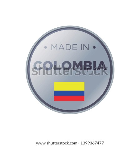 MADE IN COLOMBIA EMBLEM BADGE